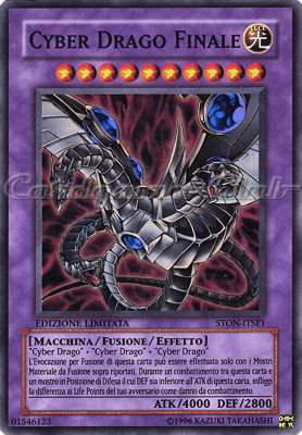STON-ITSE1 Cyber Drago Finale super rara Edizione Limitata (IT) -GOOD-