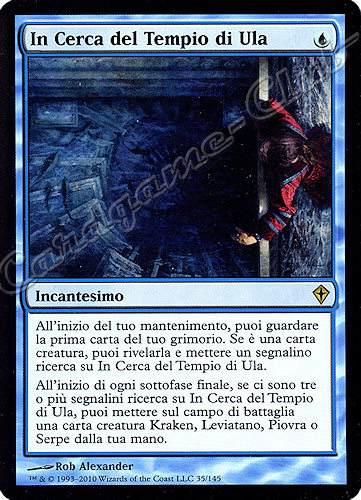 035 / 145 In Cerca del Tempio di Ula rara (IT) -NEAR MINT-