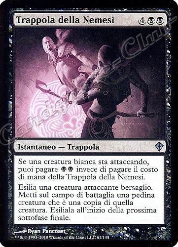 061 / 145 Trappola della Nemesi non comune (IT) -NEAR MINT-