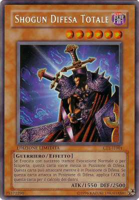 CT1-IT001 Shogun Difesa Totale rara segreta Edizione Limitata (IT) -NEAR MINT-