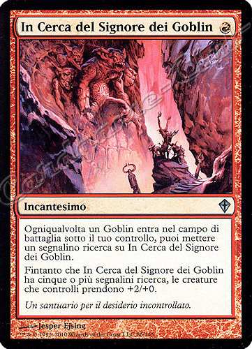 086 / 145 In Cerca del Signore dei Goblin non comune (IT) -NEAR MINT-