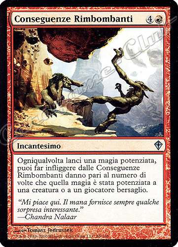 089 / 145 Conseguenze Rimbombanti non comune (IT) -NEAR MINT-