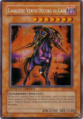 CT1-IT004 Cavaliere Vento Oscuro di Gaia rara segreta Edizione Limitata (IT) -GOOD-