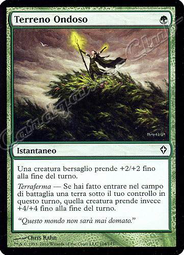 104 / 145 Terreno Ondoso comune (IT) -NEAR MINT-