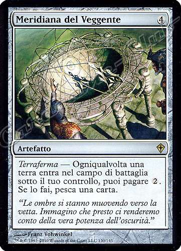 130 / 145 Meridiana del Veggente rara (IT) -NEAR MINT-