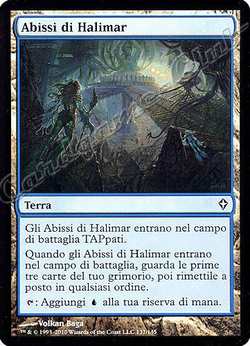 137 / 145 Abissi di Halimar comune (IT) -NEAR MINT-