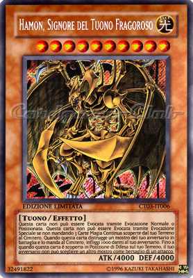 CT03-IT006 Hamon, Signore del Tuono Fragoroso rara segreta Edizione Limitata (IT) -NEAR MINT-