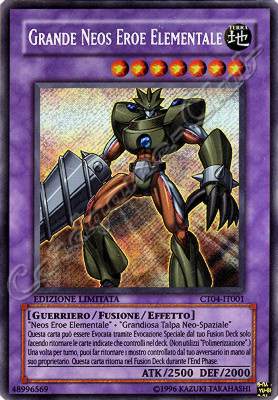 CT04-IT001 Grande Neos Eroe Elementale rara segreta Edizione Limitata (IT) -NEAR MINT-