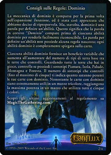 2 / 4 Consigli sulle Regole comune -NEAR MINT-