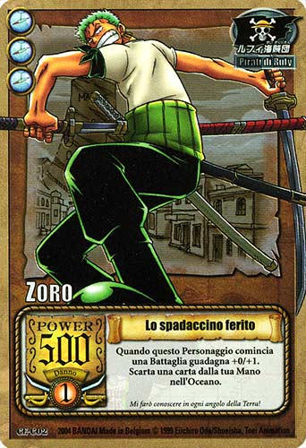 CE-C02 Lo spadaccino ferito rara foil -NEAR MINT-