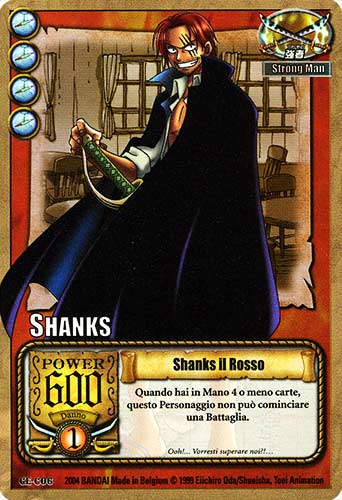 CE-C06 Shanks il Rosso rara foil -NEAR MINT-