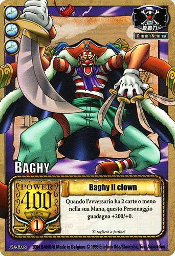 CE-C08 Baghy il clown rara foil -NEAR MINT-