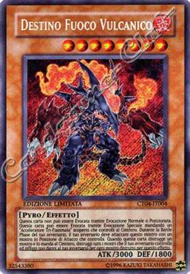 CT04-IT004 Destino Fuoco Vulcanico rara segreta Edizione Limitata (IT) -NEAR MINT-