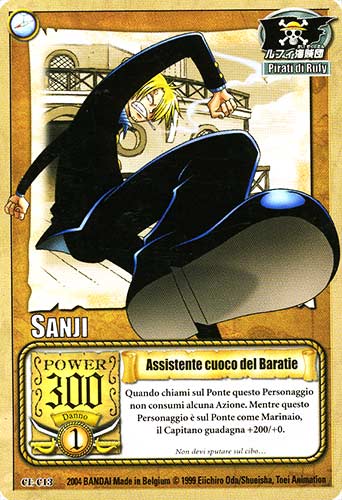 CE-C13 Assistente cuoco del Baratie comune -NEAR MINT-