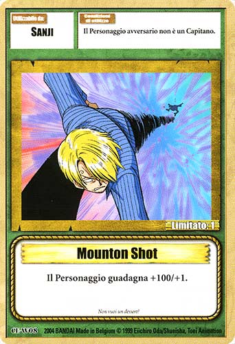 CE-W08 Mounton Shot comune -NEAR MINT-