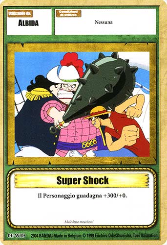 CE-W19 Super Shock comune -NEAR MINT-