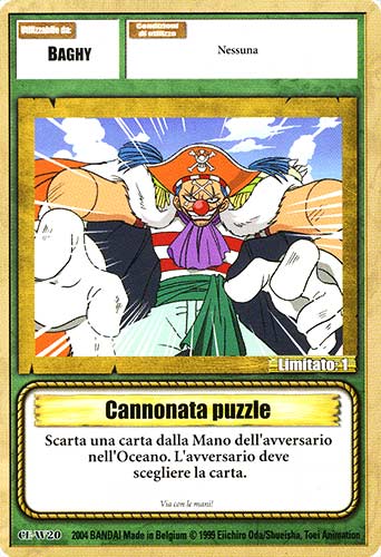 CE-W20 Cannonata puzzle comune -NEAR MINT-