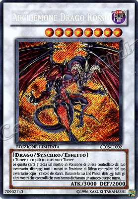 CT05-IT002 Arcidemone Drago Rosso rara segreta Edizione Limitata (IT)  -GOOD-