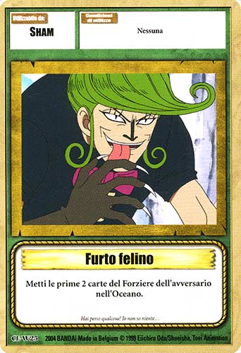 CE-W25 Furto felino comune -NEAR MINT-