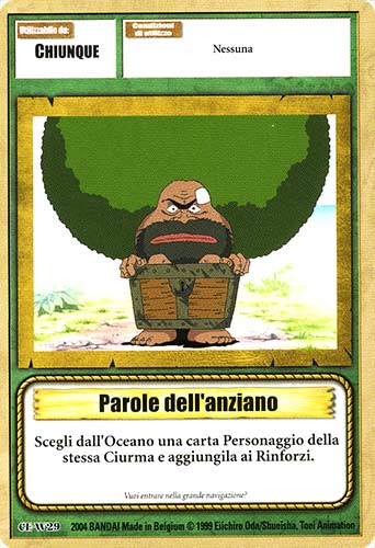 CE-W29 Parole dell'anziano comune -NEAR MINT-