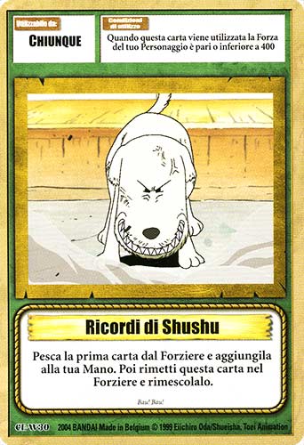 CE-W30 Ricordi di Shushu comune -NEAR MINT-