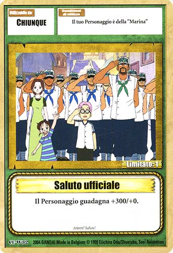 CE-W32 Saluto ufficiale comune -NEAR MINT-