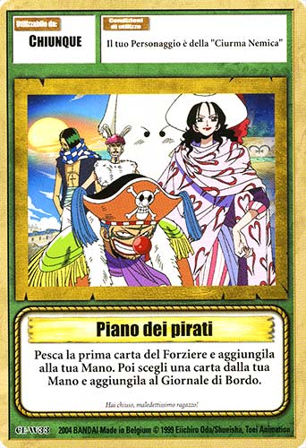 CE-W33 Piano dei pirati comune -NEAR MINT-