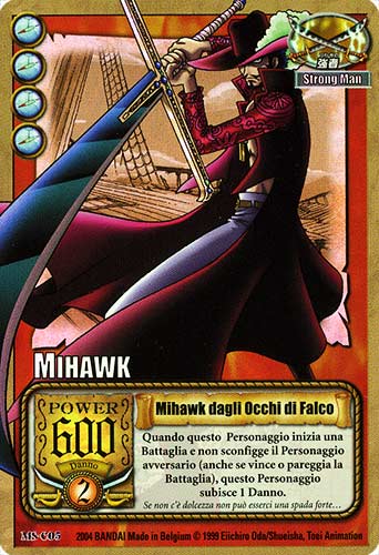 MS-C05 Mihawk dagli Occhi di Falco rara foil -NEAR MINT-