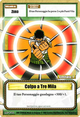 MS-W02 Colpo a Tre Mila comune -NEAR MINT-