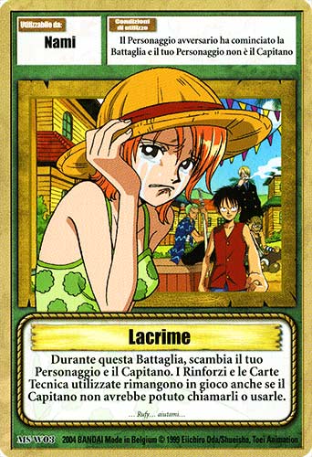 MS-W03 Lacrime comune -NEAR MINT-