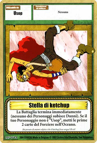 MS-W04 Stella di ketchup comune -NEAR MINT-