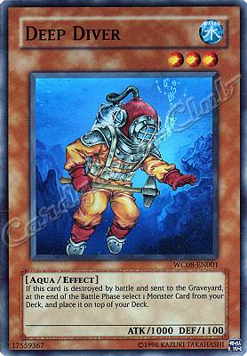 WC08-EN001 Deep Diver super rara (EN) -NEAR MINT-