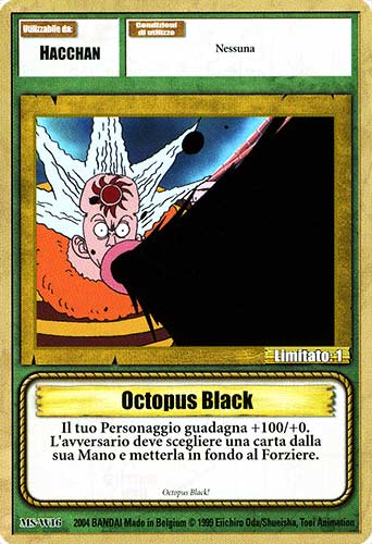 MS-W16 Octopus Black comune -NEAR MINT-