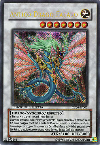 CT06-IT002 Antico Drago Fatato rara segreta Edizione Limitata (IT) -NEAR MINT-