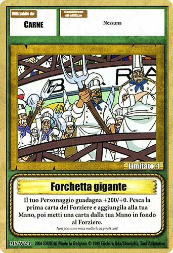 MS-W24 Forchetta gigante comune -NEAR MINT-