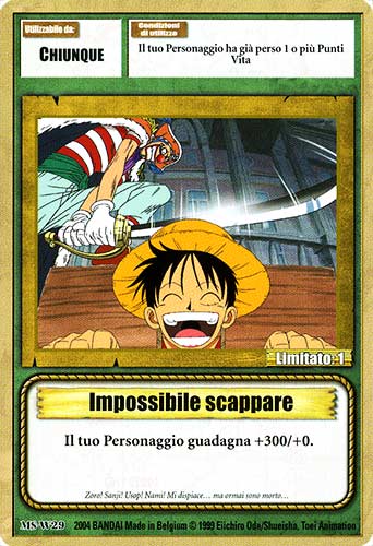 MS-W29 Impossibile scappare comune -NEAR MINT-