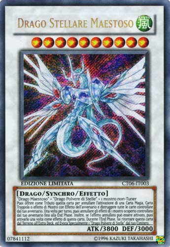 CT06-IT003 Drago Stellare Maestoso rara segreta Edizione Limitata (IT) -NEAR MINT-