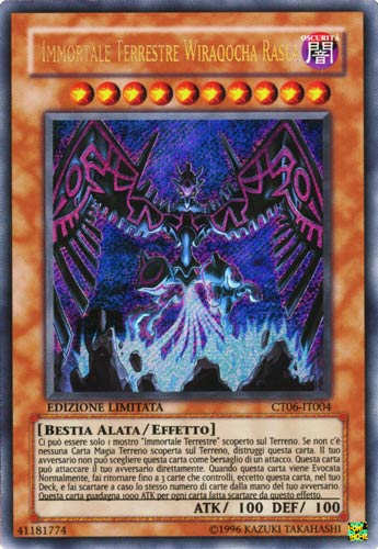CT06-IT004 Immortale Terrestre Wiraqocha Rasca rara segreta Edizione Limitata (IT) -NEAR MINT-