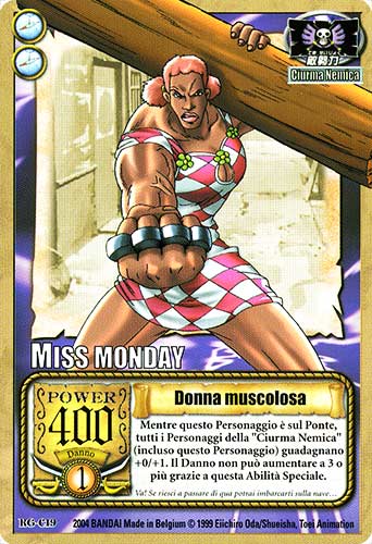 RG-C19 Donna muscolosa comune -NEAR MINT-