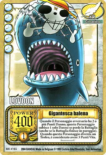 RG-C25 Gigantesca balena comune -NEAR MINT-