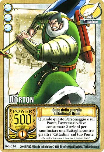 RG-C26 Capo della guardia cittadina di Drum comune -NEAR MINT-