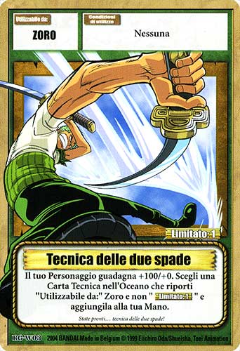 RG-W03 Tecnica delle due spade comune -NEAR MINT-