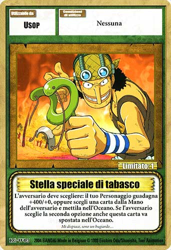 RG-W05 Stella speciale di tabasco comune -NEAR MINT-