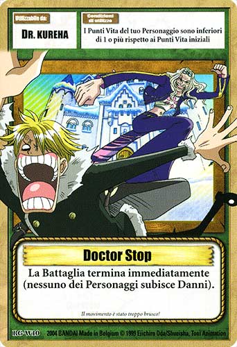 RG-W10 Doctor Stop comune -NEAR MINT-