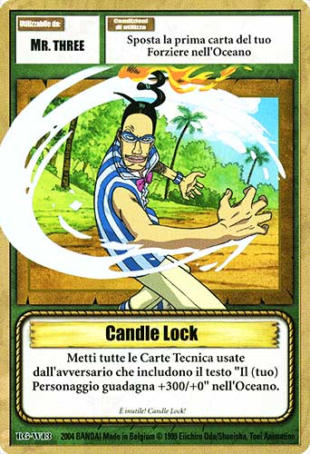 RG-W13 Candle Lock comune -NEAR MINT-