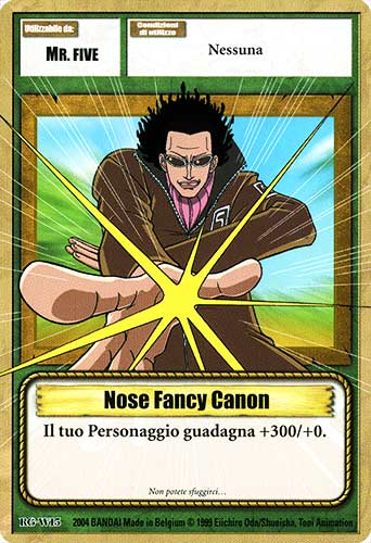 RG-W15 Nose Fancy Canon comune -NEAR MINT-