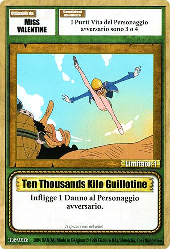 RG-W16 Ten Thousands Kilo Guillotine comune -NEAR MINT-