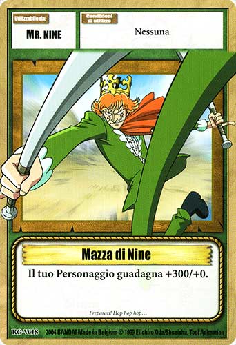 RG-W18 Mazza di Nine comune -NEAR MINT-