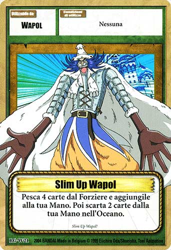 RG-W21 Slim Up Wapol comune -NEAR MINT-