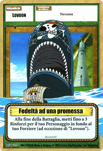 RG-W25 Fedelta' ad una promessa comune -NEAR MINT-